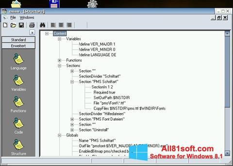 Στιγμιότυπο οθόνης NSIS Windows 8.1
