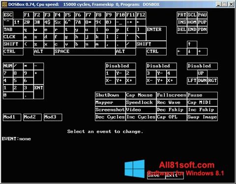 Στιγμιότυπο οθόνης DOSBox Windows 8.1