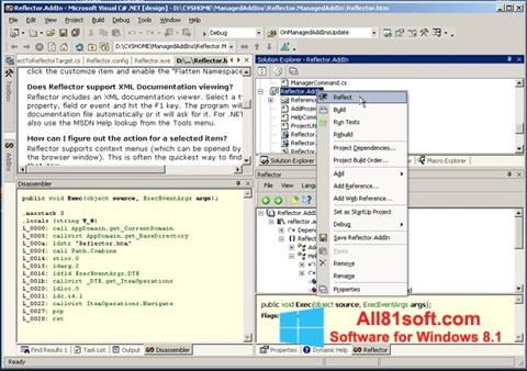 Στιγμιότυπο οθόνης Reflector Windows 8.1