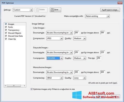 Στιγμιότυπο οθόνης Adobe Acrobat Pro DC Windows 8.1