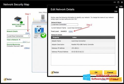 Στιγμιότυπο οθόνης Norton Internet Security Windows 8.1