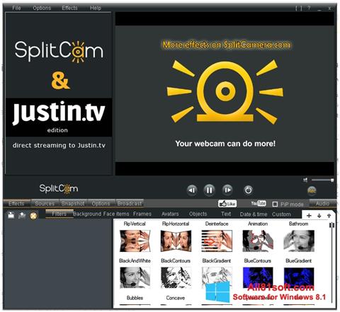 Στιγμιότυπο οθόνης SplitCam Windows 8.1