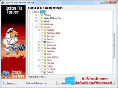 Στιγμιότυπο οθόνης Duplicate File Remover Windows 8.1
