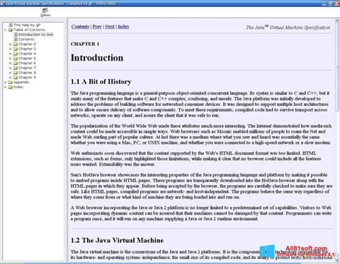 Στιγμιότυπο οθόνης Java Virtual Machine Windows 8.1