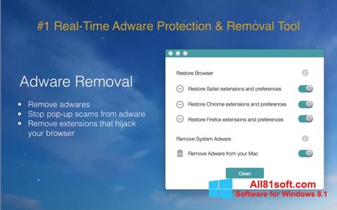 Στιγμιότυπο οθόνης Adware Removal Tool Windows 8.1