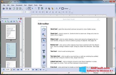 Στιγμιότυπο οθόνης Infix PDF Editor Windows 8.1