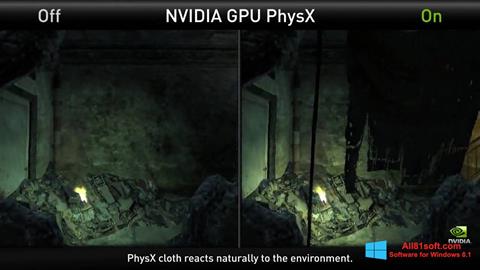 Στιγμιότυπο οθόνης NVIDIA PhysX Windows 8.1