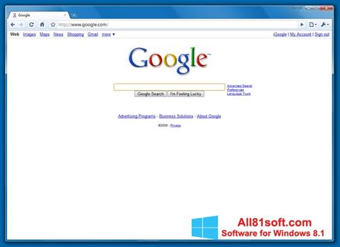 Στιγμιότυπο οθόνης Google Chrome Beta Windows 8.1