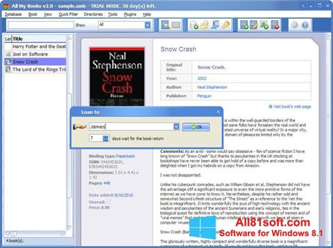 Στιγμιότυπο οθόνης All My Books Windows 8.1