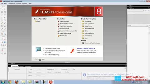 Στιγμιότυπο οθόνης Macromedia Flash Player Windows 8.1
