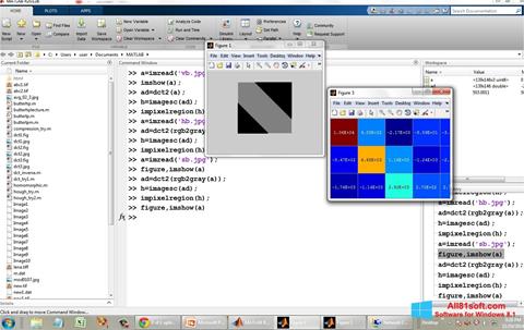 Στιγμιότυπο οθόνης MATLAB Windows 8.1
