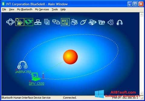 Στιγμιότυπο οθόνης BlueSoleil Windows 8.1