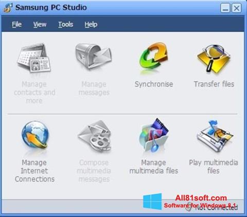 Στιγμιότυπο οθόνης Samsung PC Studio Windows 8.1