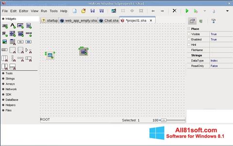 Στιγμιότυπο οθόνης HiAsm Windows 8.1