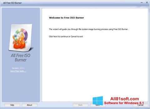 Στιγμιότυπο οθόνης ISO Burner Windows 8.1
