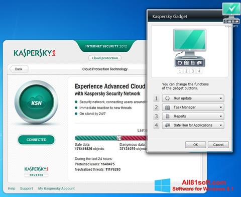 Στιγμιότυπο οθόνης Kaspersky Internet Security Windows 8.1
