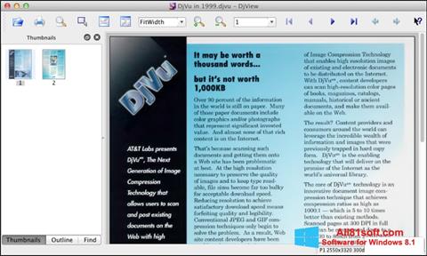 Στιγμιότυπο οθόνης DjView Windows 8.1