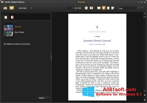 Στιγμιότυπο οθόνης Adobe Digital Editions Windows 8.1