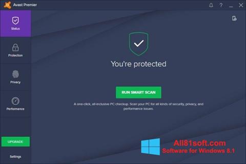 Στιγμιότυπο οθόνης Avast Premier Windows 8.1