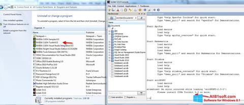Στιγμιότυπο οθόνης Scilab Windows 8.1