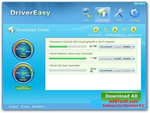 Στιγμιότυπο οθόνης Driver Easy Windows 8.1