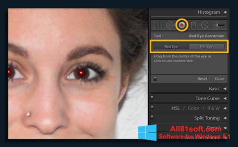 Στιγμιότυπο οθόνης Red Eye Remover Windows 8.1