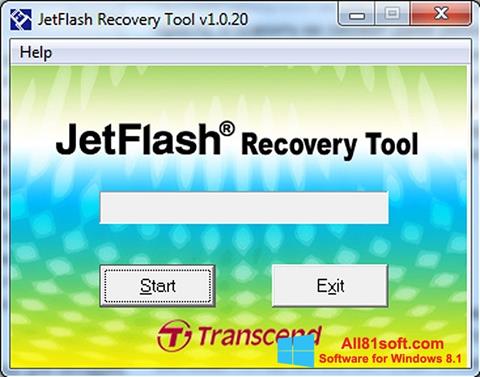 Στιγμιότυπο οθόνης JetFlash Recovery Tool Windows 8.1