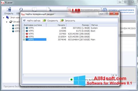 Στιγμιότυπο οθόνης R.saver Windows 8.1