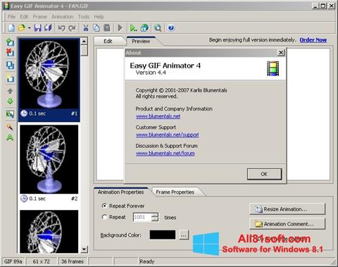 Στιγμιότυπο οθόνης Easy GIF Animator Windows 8.1