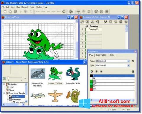 Στιγμιότυπο οθόνης Toon Boom Studio Windows 8.1