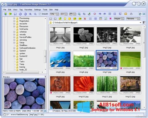 Στιγμιότυπο οθόνης FastStone Image Viewer Windows 8.1