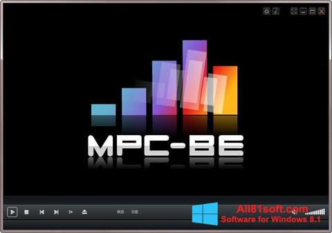 Στιγμιότυπο οθόνης MPC-BE Windows 8.1