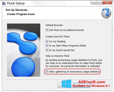 Στιγμιότυπο οθόνης Flock Windows 8.1