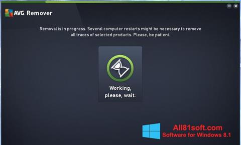 Στιγμιότυπο οθόνης AVG Remover Windows 8.1