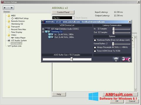 Στιγμιότυπο οθόνης ASIO4ALL Windows 8.1