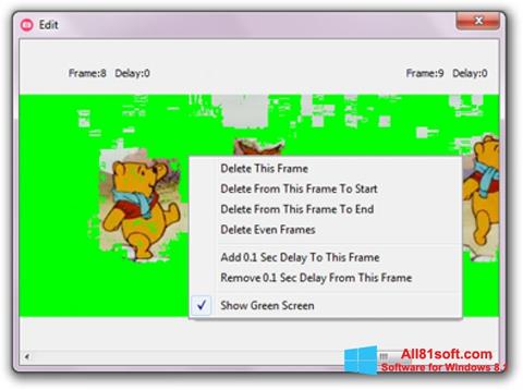 Στιγμιότυπο οθόνης GifCam Windows 8.1