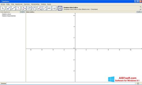 Στιγμιότυπο οθόνης GeoGebra Windows 8.1