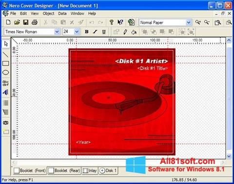 Στιγμιότυπο οθόνης Nero Cover Designer Windows 8.1