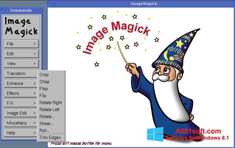 Στιγμιότυπο οθόνης ImageMagick Windows 8.1